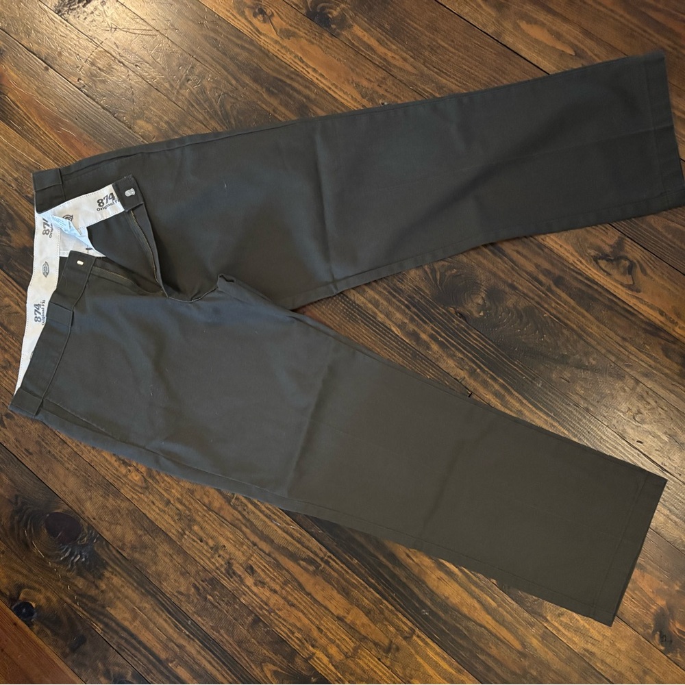 Dickies Men's Dark Gray Chinos